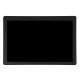Дисплей (екран) Lenovo Tab E10 TB-X104F Wi-Fi чорний, з рамкою, оригінал PRC