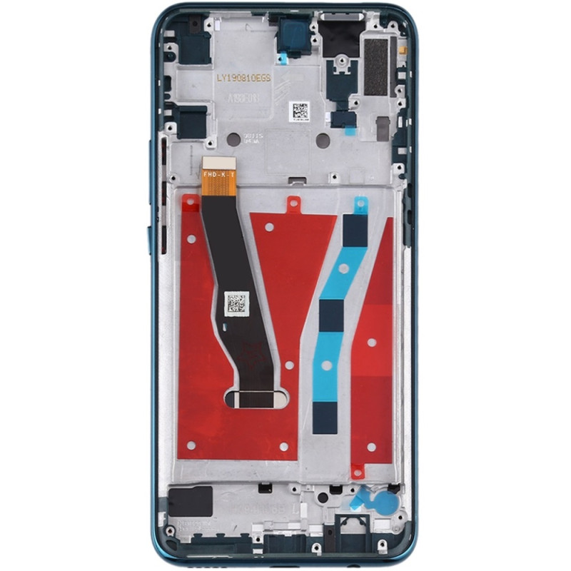 Дисплей (екран) Huawei P Smart Z /Y9 Prime 2019 чорний, оригінал PRC, з рамкою зеленого кольору, Emerald Green