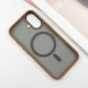 Чехол iPhone 16 (6.1) TPU+PC Metal Buttons with MagSafe Gold