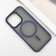 Чехол iPhone 16 Pro Max (6.9) TPU+PC Metal Buttons with MagSafe Blue