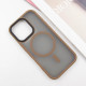 Чехол iPhone 16 Pro Max (6.9) TPU+PC Metal Buttons with MagSafe Gold