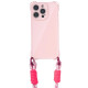 Чехол iPhone 16 Pro Max (6.9) TPU CrossBody with straps Pink