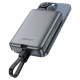 Внешний аккумулятор Power Bank Acefast M10 10000mAh PD 30W with cable Black