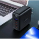 МЗП Acefast A37 3xUSB-C + USB-A + кабель USB-C to USB-C 100w Black
