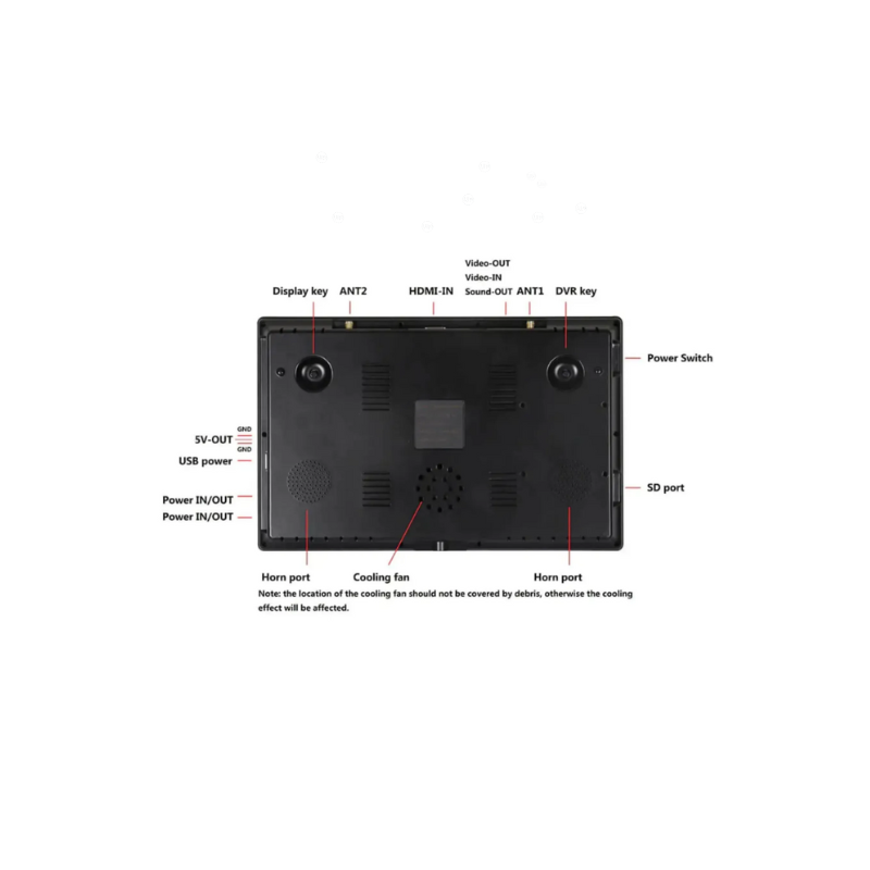 Монітор FPV Hawkeye Captain X Dual HDMI з 2-ма 5.8GHz приймачами