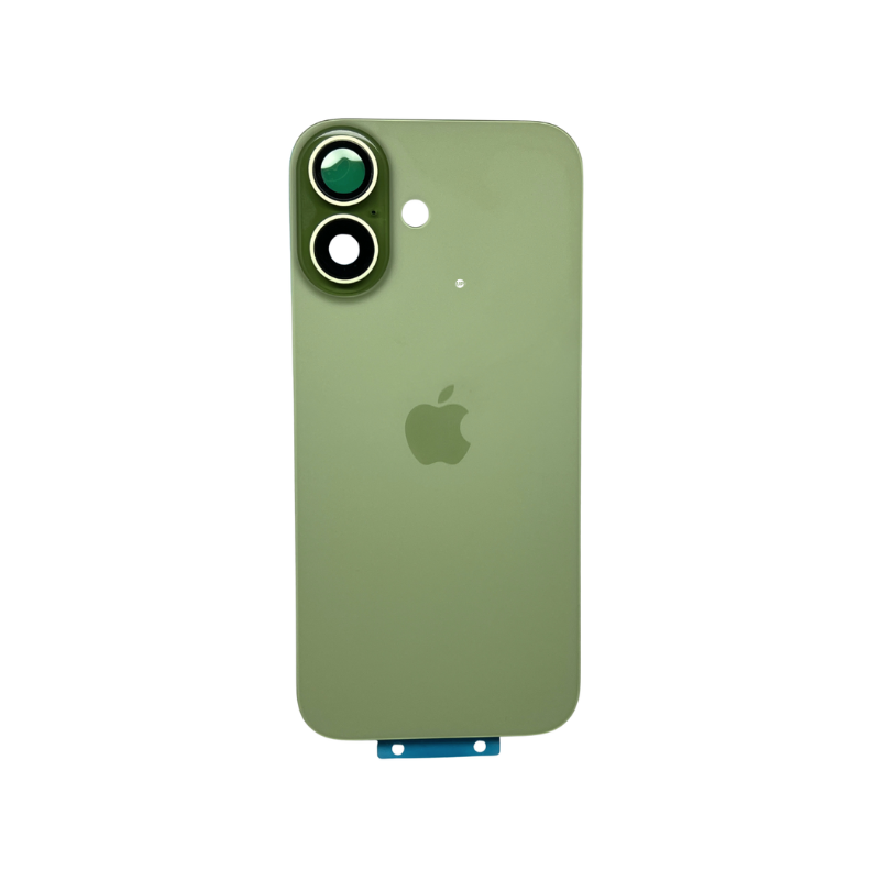 Задняя крышка iPhone 17 Sage Green с фиксатором и стеклом камеры