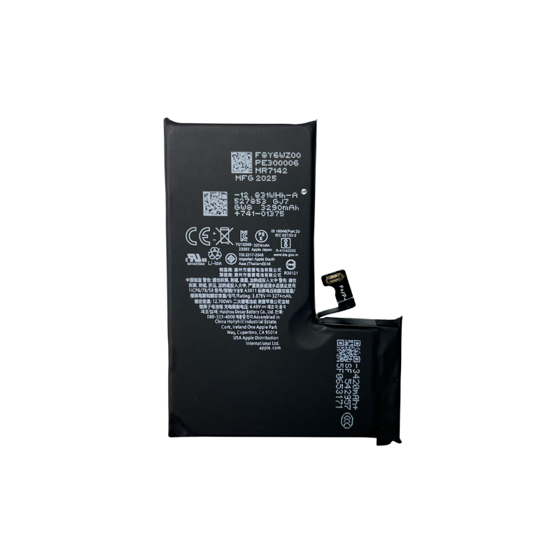 Усиленный аккумулятор iPhone 15 Pro  батарея с оригинальным контроллером