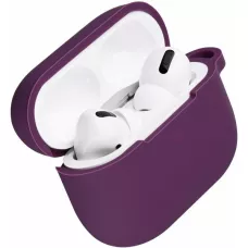 Чехол AirPods 3 Silicone case Full Marsala