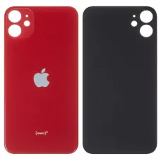 Стекло корпуса с рамкой камеры iPhone 11 Red Original PRC