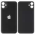 Задняя крышка iPhone 11 Black BIG (большой глазок) Original PRC