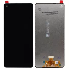Дисплей Samsung А217 Black А21s 2020 (GH82-22988A) сервисный оригинал (без рамки)
