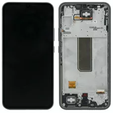 Дисплей Samsung A346 Black A34 2023 (GH82-31200A) сервисный оригинал в сборе с рамкой