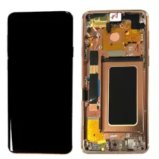 Дисплей Samsung G965 Gold S9+ (GH97-21691E) сервисный оригинал в сборе с рамкой