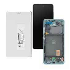 Дисплей Samsung G990 Green S21 FE (GH82-26420C) сервисный оригинал в сборе с рамкой