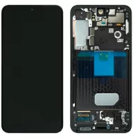 Дисплей Samsung S901 Pink Gold S22 (GH82-27520D) сервісний оригінал в зборі з рамкою