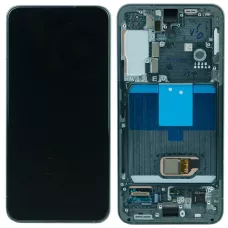 Дисплей Samsung S901 Green S22 (GH82-27520C) сервисный оригинал в сборе с рамкой