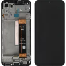 Дисплей Samsung M236 / M336 Black M23 / M33 2022 (GH82-28487A / GH82-28482A) сервисный оригинал в сборе с рамкой