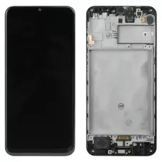 Дисплей Samsung M315 Black M31 (GH82-22405A) сервисный оригинал в сборе с рамкой