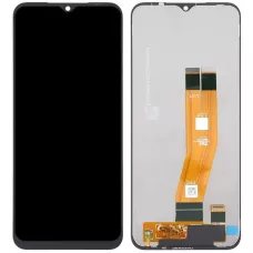 Дисплей Samsung A145F Galaxy A14 4G + touchscreen, черный, желтый шлейф (оригинал Китай)