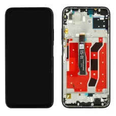 Дисплей Huawei P40 Lite / P20 Lite 2019 / Nova 6 SE / Nova 5i / Nova 7i с сенсором и рамкой, черный (оригинальные комплектующие)