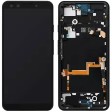 Дисплей Google Pixel 3, P-OLED, оригинал PRC с рамкой, Just Black