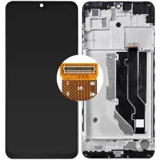 Дисплей ZTE Blade 20 Smart V2050 черный с рамкой