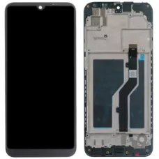 Дисплей ZTE Blade A5 2020 черный с рамкой, версия 4, оригинал PRC (LLFBH06116370-FPC-01-190108)