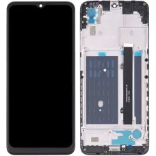 Дисплей ZTE Blade A51 черный с рамкой