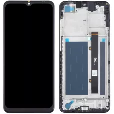 Дисплей ZTE Blade A52 /A53 Pro черный с рамкой, оригинал PRC