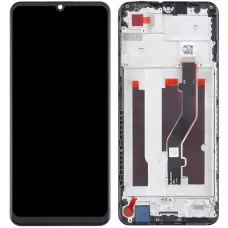 Дисплей ZTE Blade A72 4G черный с рамкой
