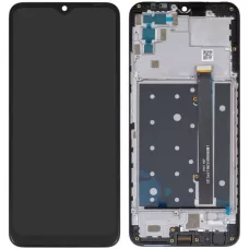 Дисплей ZTE Blade V2020 Smart 8010 черный с рамкой