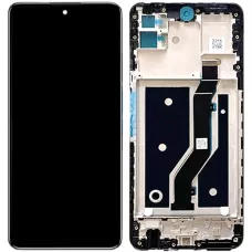 Дисплей ZTE Blade V30 черный с рамкой, оригинал PRC