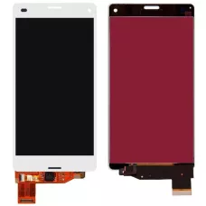 Дисплей Sony D5803 Xperia Z3 Compact /D5833 белый, REF (переклеенное стекло)