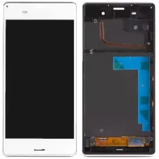 Дисплей Sony D6603 Xperia Z3/D6653 белый, с рамкой
