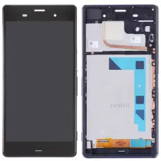 Дисплей Sony D6633 Xperia Z3 Dual черный, с рамкой