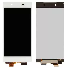 Дисплей Sony E6603 Xperia Z5 /E6633 /E6653 /E6683 белый, REF (переклеенное стекло)