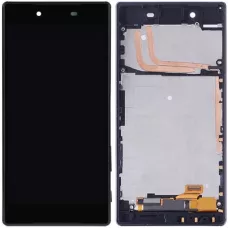 Дисплей Sony E6633 Xperia Z5 Dual /E6683 черный, оригинал PRC с рамкой