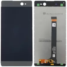 Дисплей Sony F3211 Xperia XA Ultra /F3212/F3213/F3215/F3216 серый, Graphite Black, REF (переклеенное стекло)