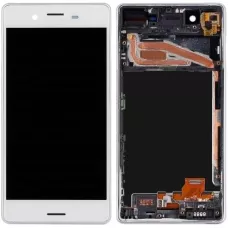 Дисплей Sony F5121 Xperia X /F5122 белый, оригинал PRC с рамкой
