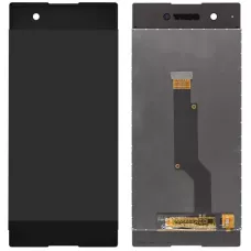 Дисплей Sony G3112 Xperia XA1 Dual /G3116 /G3121 /G3123 /G3125 черный, REF (переклеенное стекло)