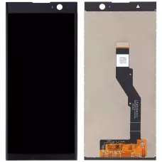 Дисплей Sony H4413 Xperia XA2 Plus Dual /H4493 черный, REF (переклеенное стекло)