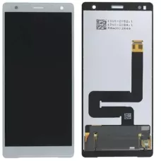 Дисплей Sony H8216 Xperia XZ2 / H8266 / H8276 / H8296 серебристый, Liquid Silver, оригинал PRC