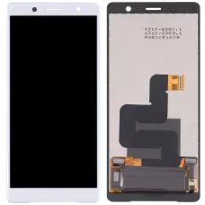 Дисплей Sony H8314 Xperia XZ2 Compact/H8324 белый, White Silver, оригинал PRC