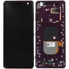 Дисплей Sony H8416 Xperia XZ3/H9436/H9493 черный, OLED, оригинал PRC с рамкой
