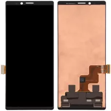 Дисплей Sony J9110 Xperia 1 черный, OLED, REF (переклеенное стекло)