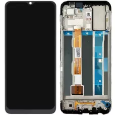 Дисплей Vivo Y01/Y01A/Y15s черный, оригинал PRC с рамкой
