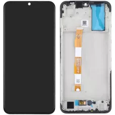 Дисплей Vivo Y21 2021/Y21e черный, с рамкой