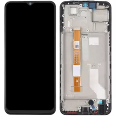 Дисплей Vivo Y31s/Y52s черный, оригинал PRC с рамкой