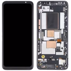 Дисплей Asus ROG Phone 5 ZS673KS /5 Pro /5 Ultimate /5s ZS676KS /5s Pro черный, Amoled, оригинал PRC с рамкой