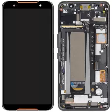 Дисплей Asus ROG Phone ZS600KL черный, Amoled, оригинал PRC с рамкой